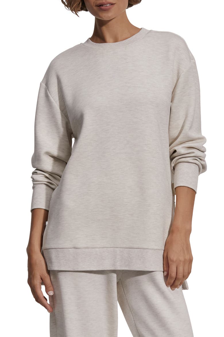 Charter Oversize Sweatshirt, Main, color, IVORY MARL