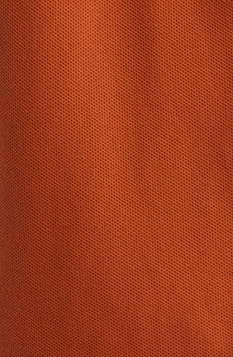 FRAME Relaxed Jacquard Camp Shirt, Alternate, color, Dark Orange