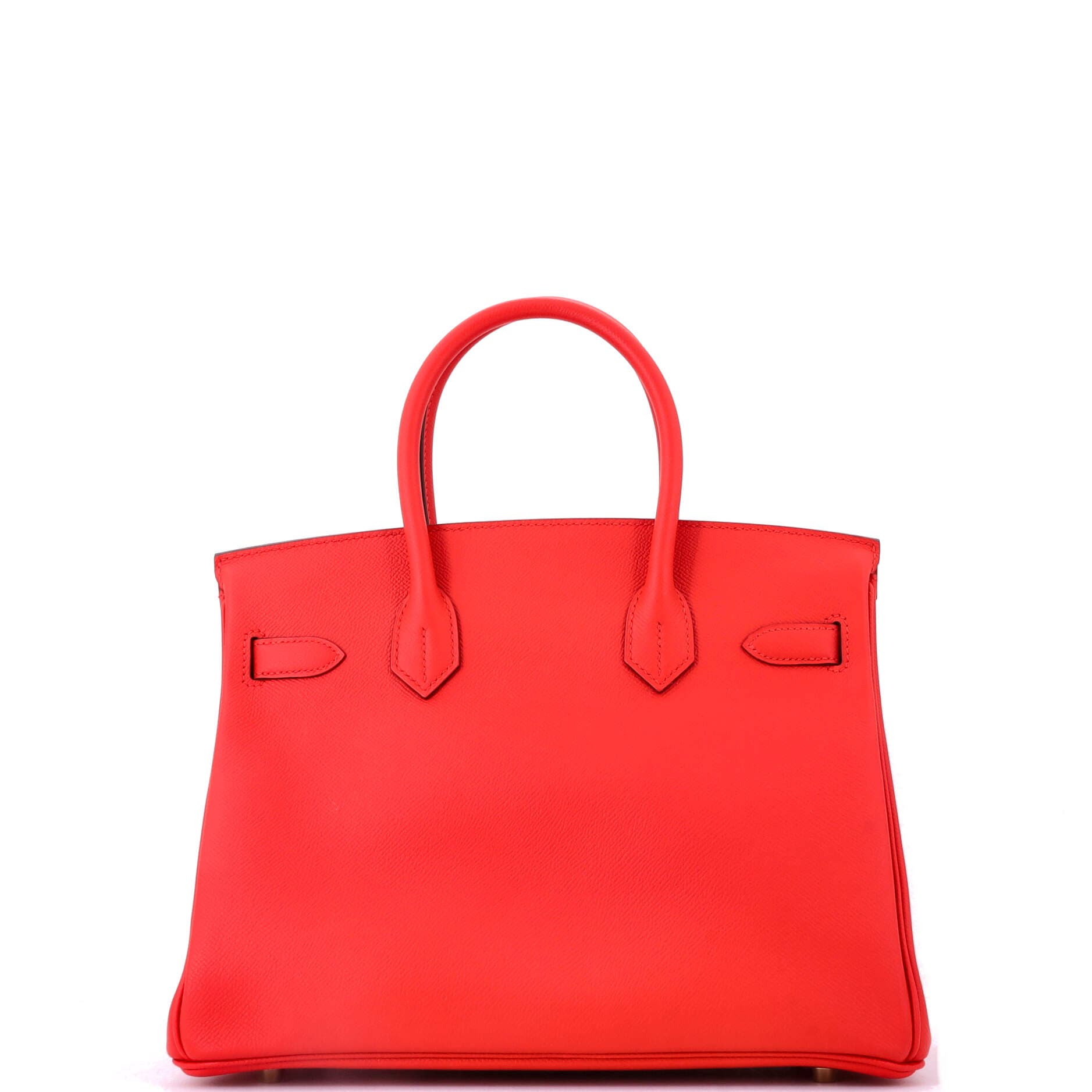 Pre-Owned Hermes Birkin Handbag Red Epsom with Gold Hardware 30, Alternate, color, Rouge Tomate