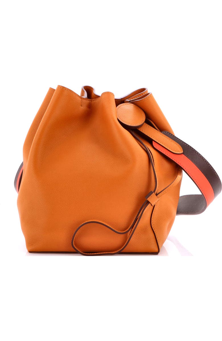 Pre-Owned Hermes Licol Bag Evercolor 17, Main, color, Caramel