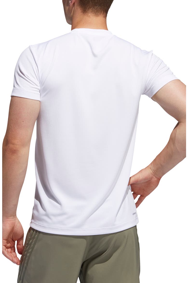 AEROREADY® 3-Stripes Performance T-Shirt, Alternate, color, WHITE