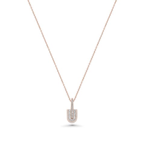 U Solo Baguette Midi Necklace