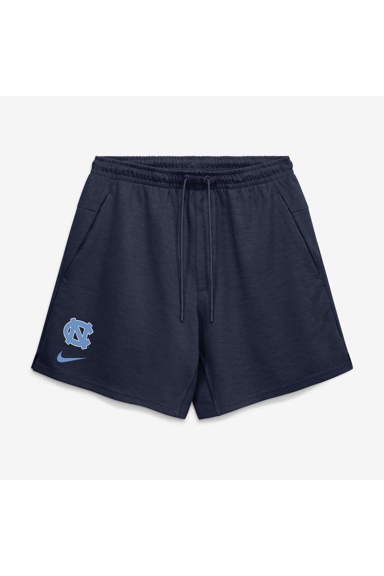 Men's Nike Navy North Carolina Tar Heels Premium Performance Dri-FIT Shorts, Main, color, Navy