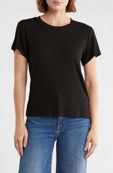 Sweet Romeo Ribbed Crewneck T-Shirt