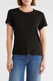 Sweet Romeo Ribbed Crewneck T-Shirt