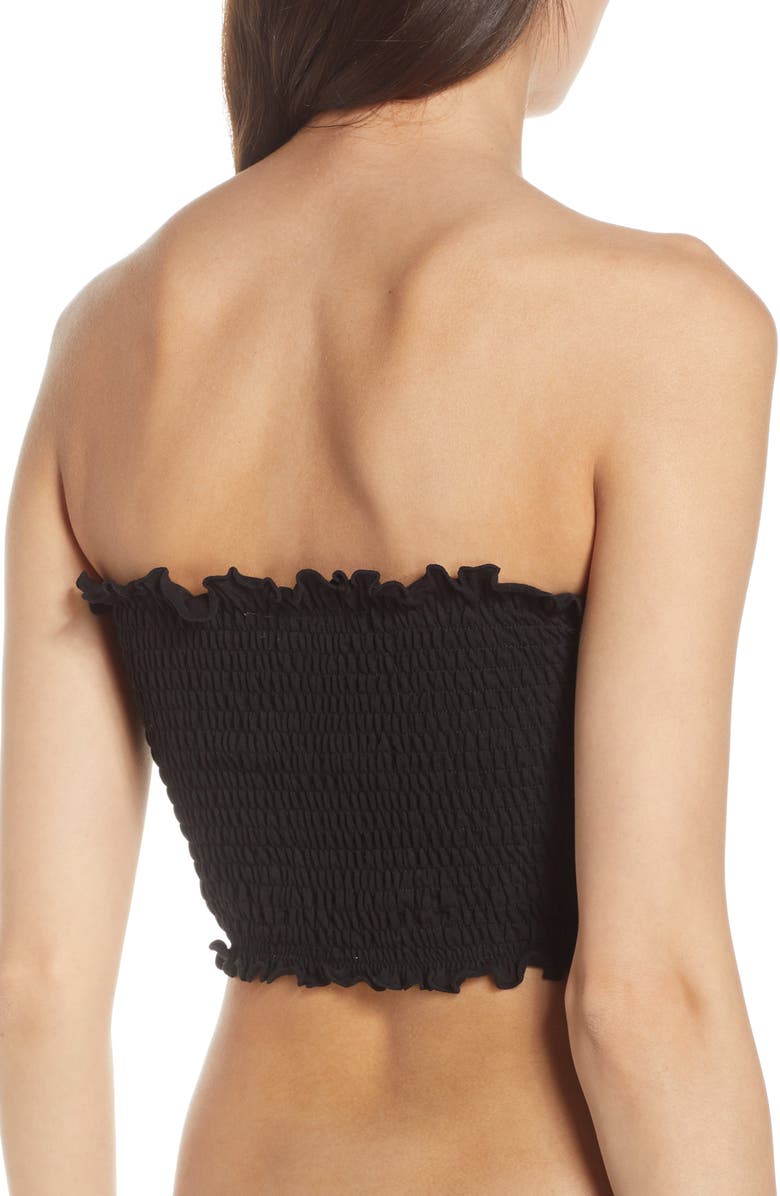 BP. Smocked Tube Top, Alternate, color, 