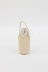 Hat Attack Straw Wine Bag