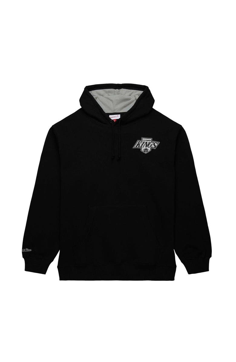 Mitchell & Ness Men's Mitchell & Ness Wayne Gretzky Black Los Angeles Kings Premium Name & Number Fleece Pullover Sweatshirt, Alternate, color, Black