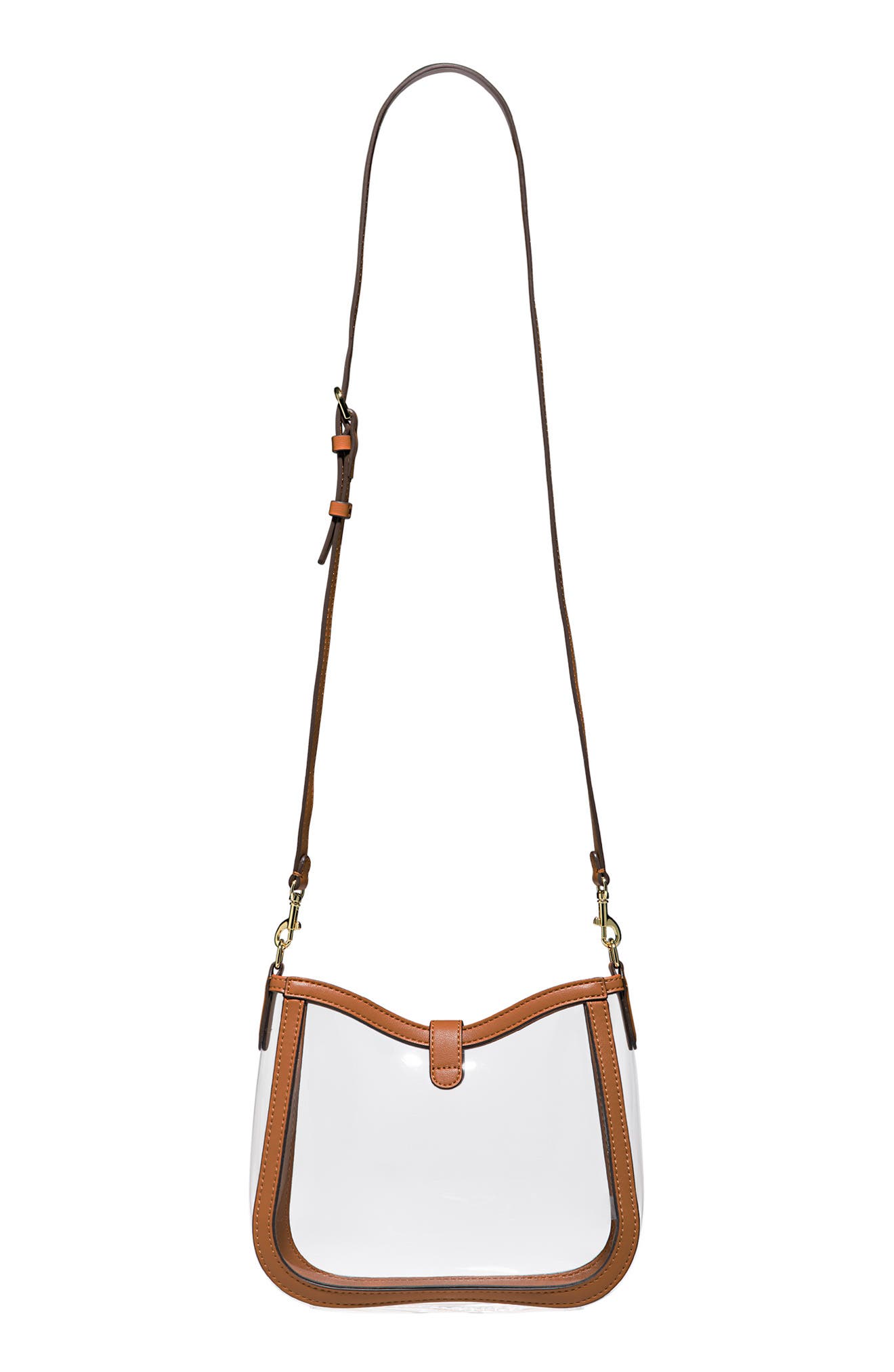 Stoney Clover Lane Clear Curved Crossbody Bag, Alternate, color, 