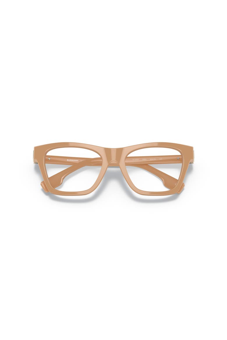 50mm Square optical glasses, Alternate, color, Beige