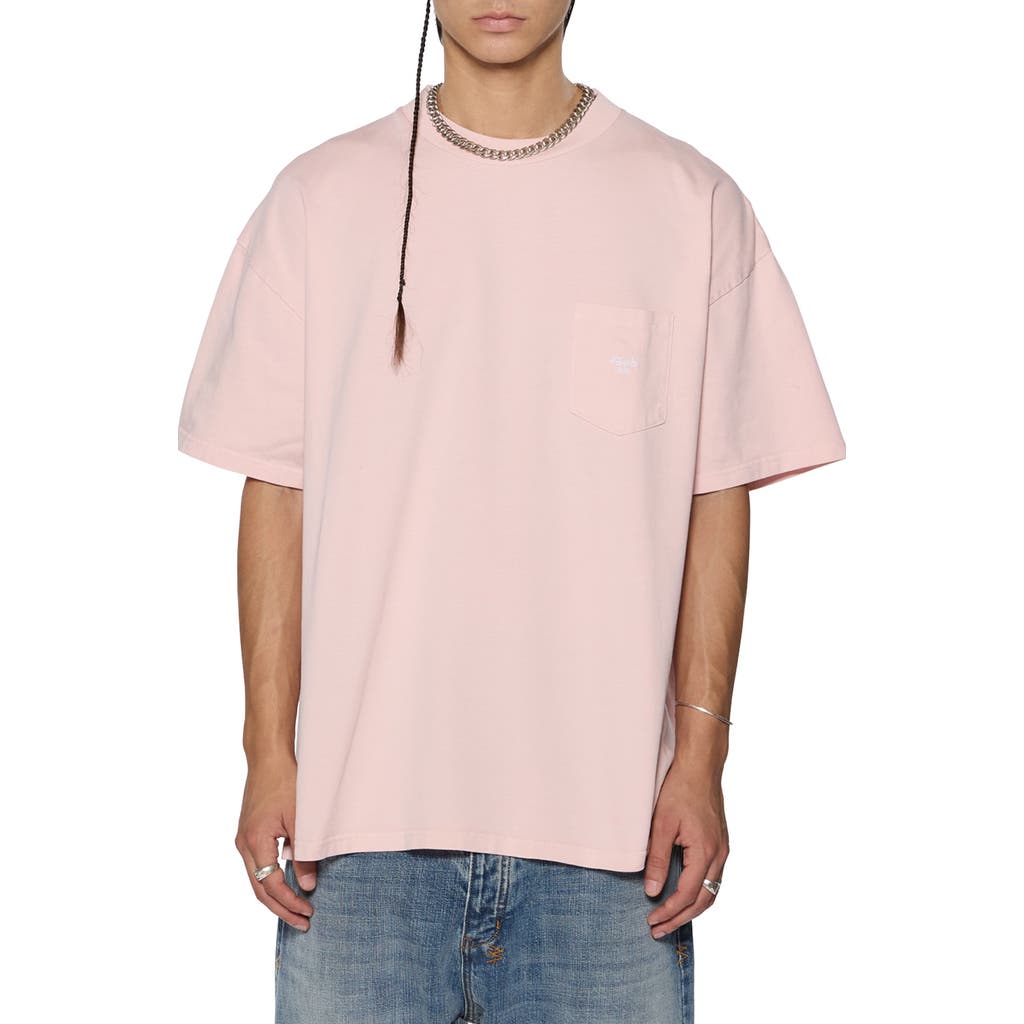 KSUBI KSUBI STAMP EKCESS OVERSIZE EMBROIDERED COTTON RIB T-SHIRT