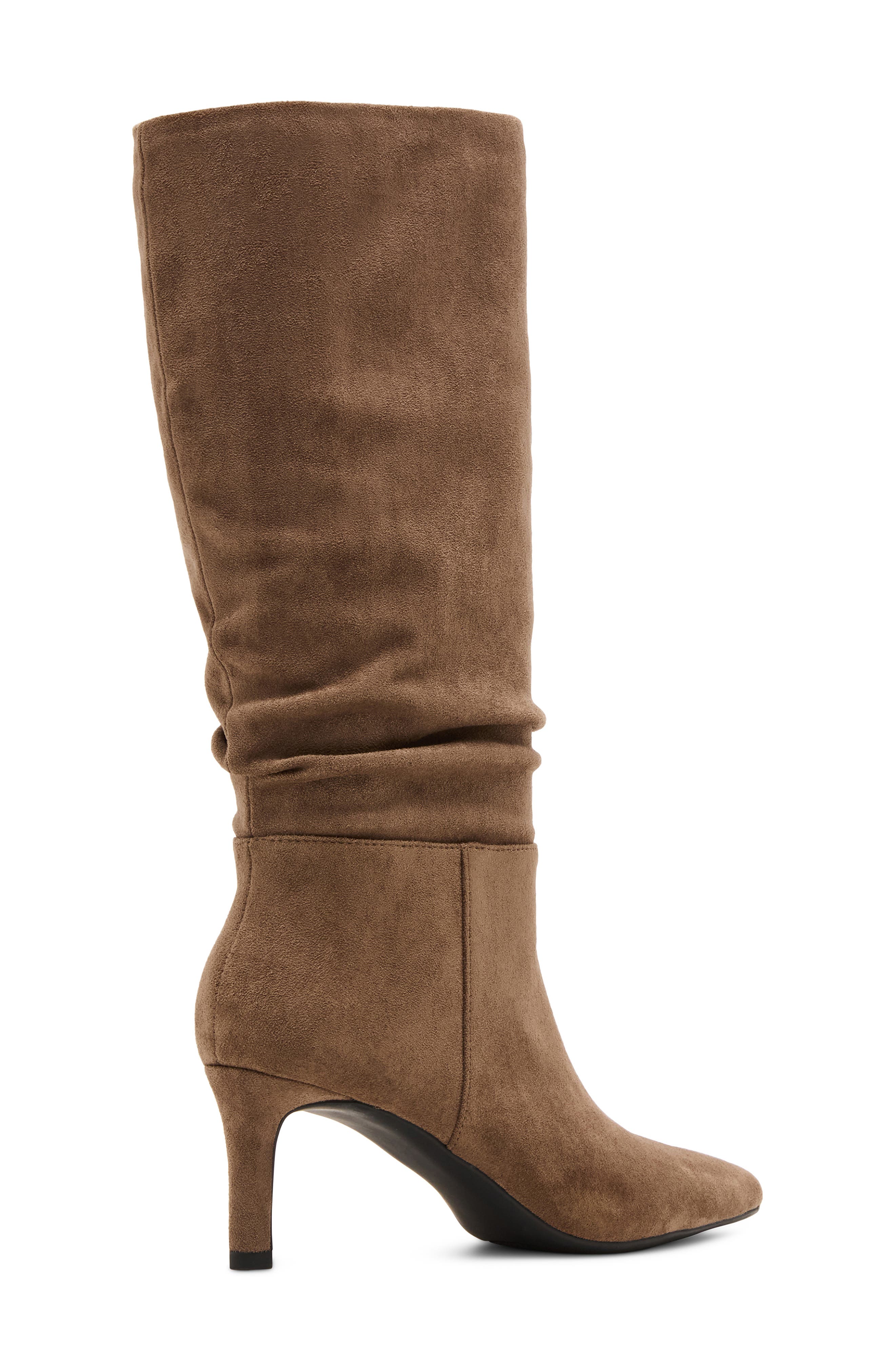 Collette Ruched Boot, Alternate, color, ASH FAB