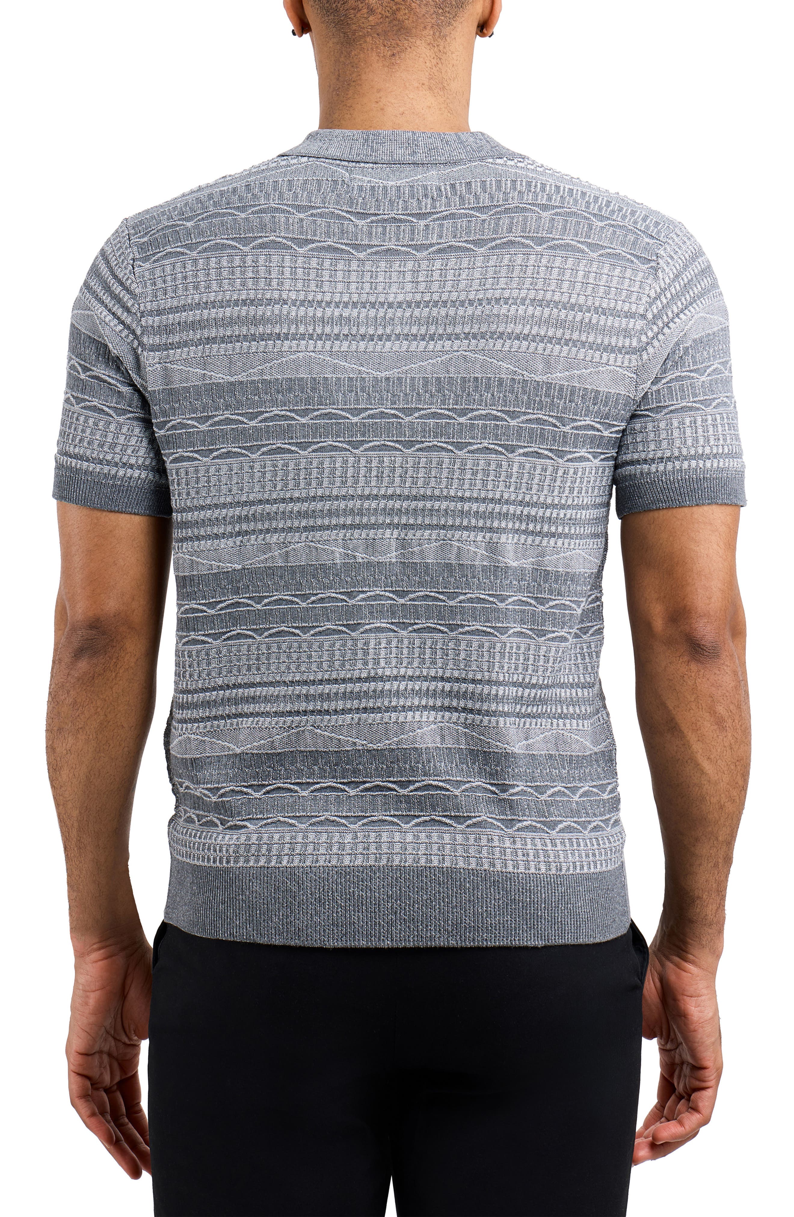 Jacquard Polo Sweater - image 4