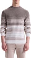 Bugatchi Gradient Stripe Merino Wool Sweater