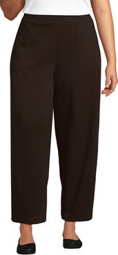 Lands' End Sport Knit High Rise Barrel Ankle Pants