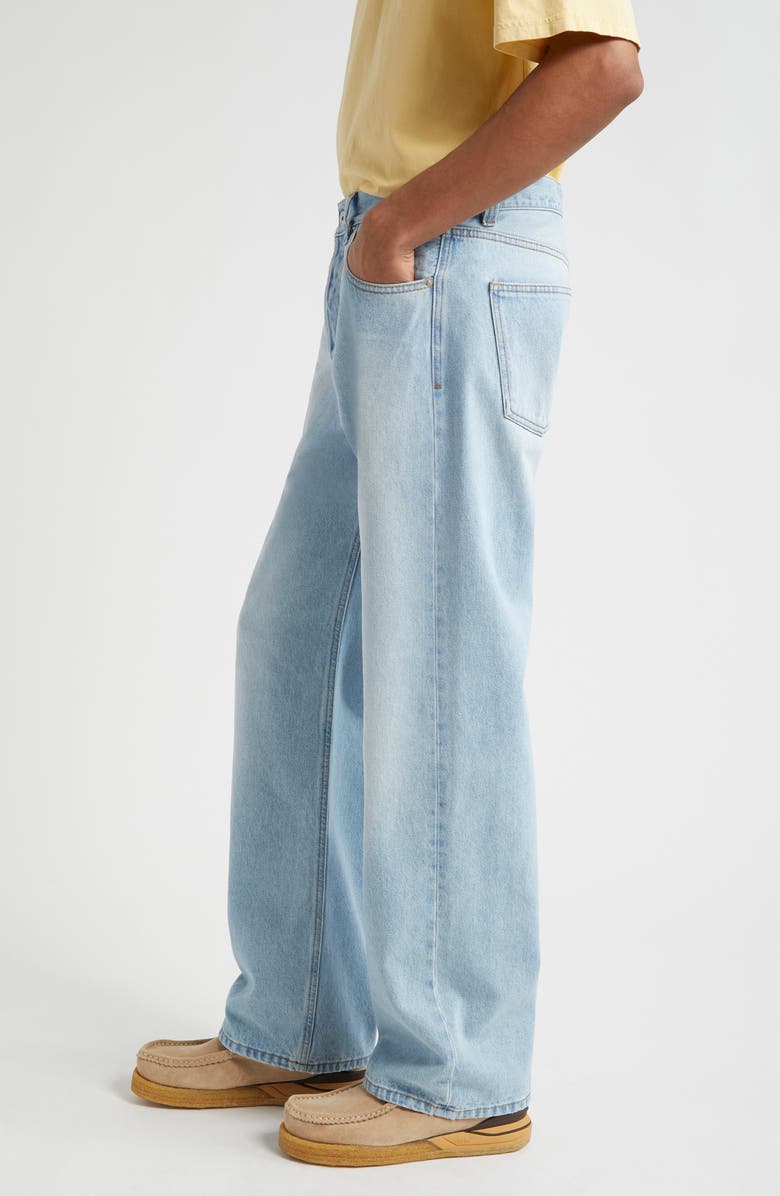 Jacquemus Le De Nimes Droit Straight Leg Jeans, Alternate, color, 