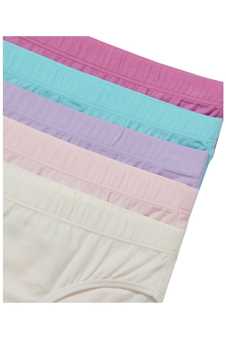 Girls Hipster Underwear Panties 5 Pack, Alternate, color, Purple Multi
