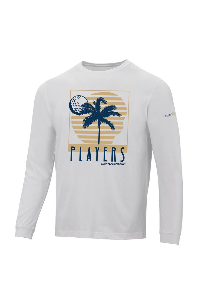 AHEAD Men's Ahead White THE PLAYERS Island Green Berkley Long Sleeve T-Shirt, Alternate, color, White