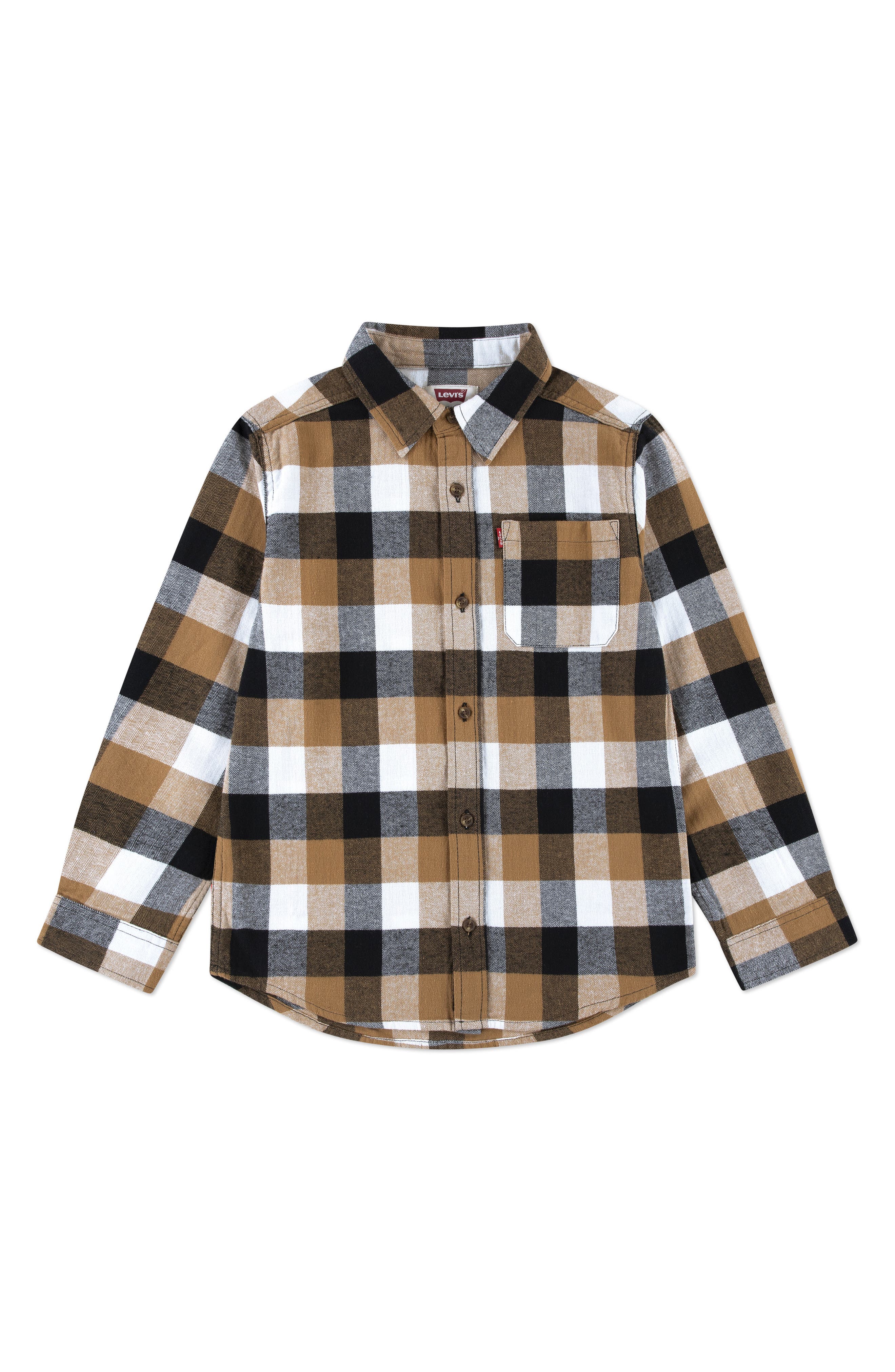 Kids' Buffalo Check Flannel Shirt