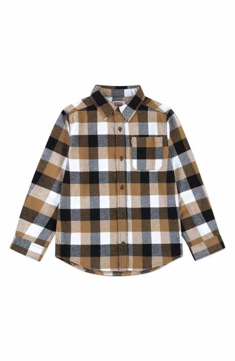 Kids' Buffalo Check Flannel Shirt