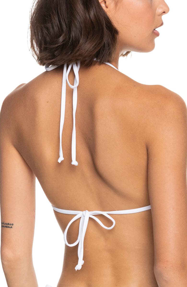 Roxy Quiet Beauty Halter Neck Bikini Top, Alternate, color,