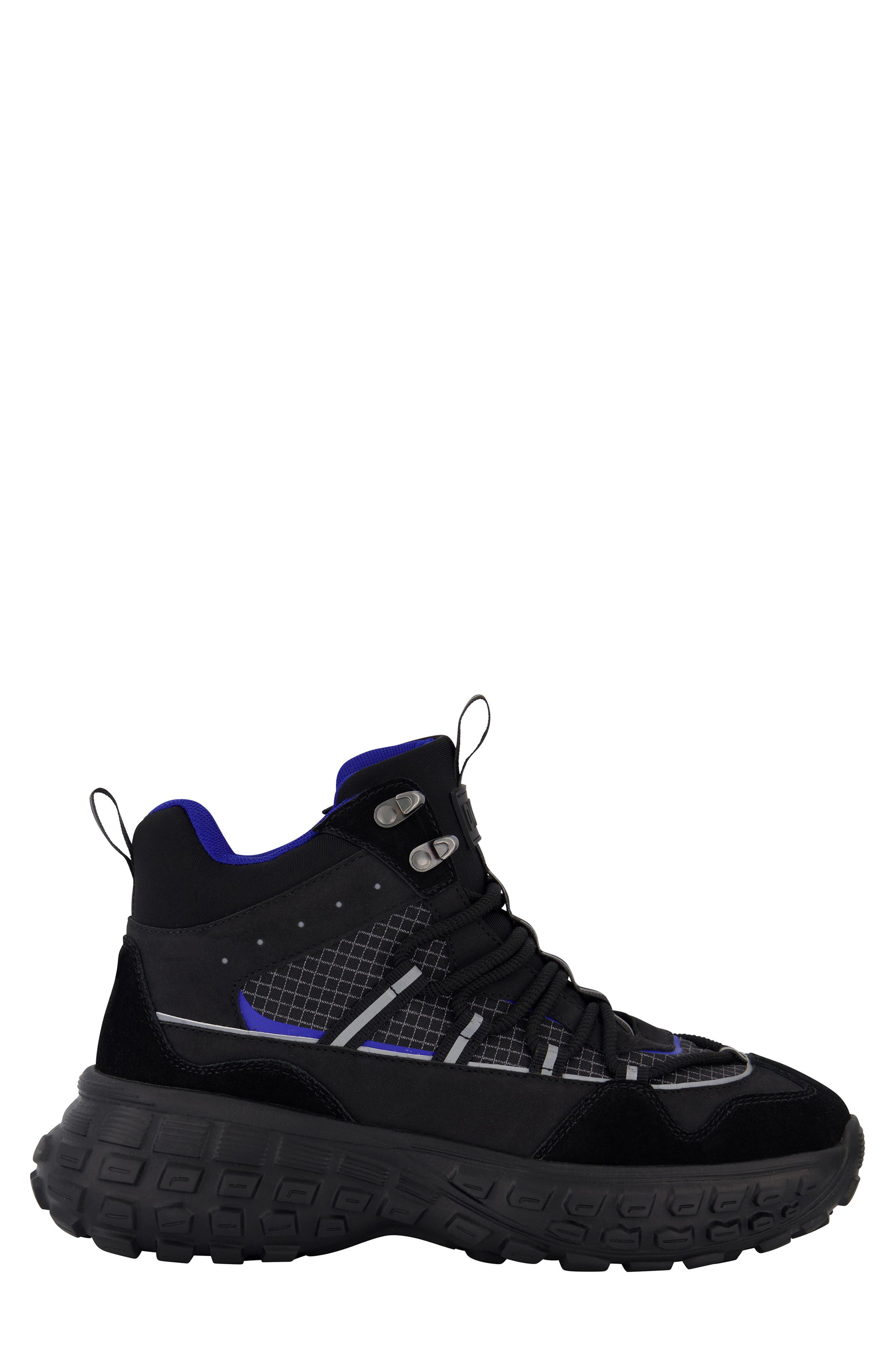 DKNY Mixed Media High Top Sneaker, Alternate, color, 