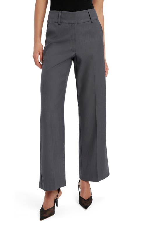 Bardot Maika Straight Leg Pants In Gray