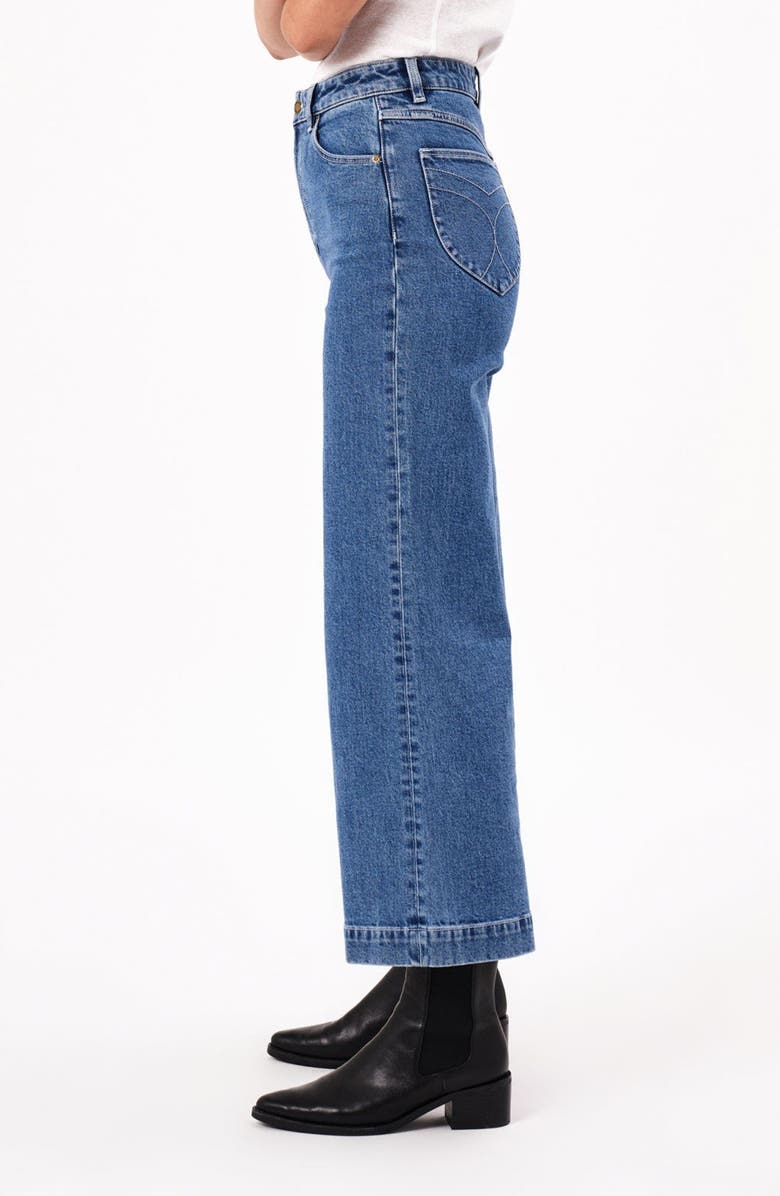 Rolla’s Sailor Scoop Breaker Wide Leg Ankle Jeans, Alternate, color,