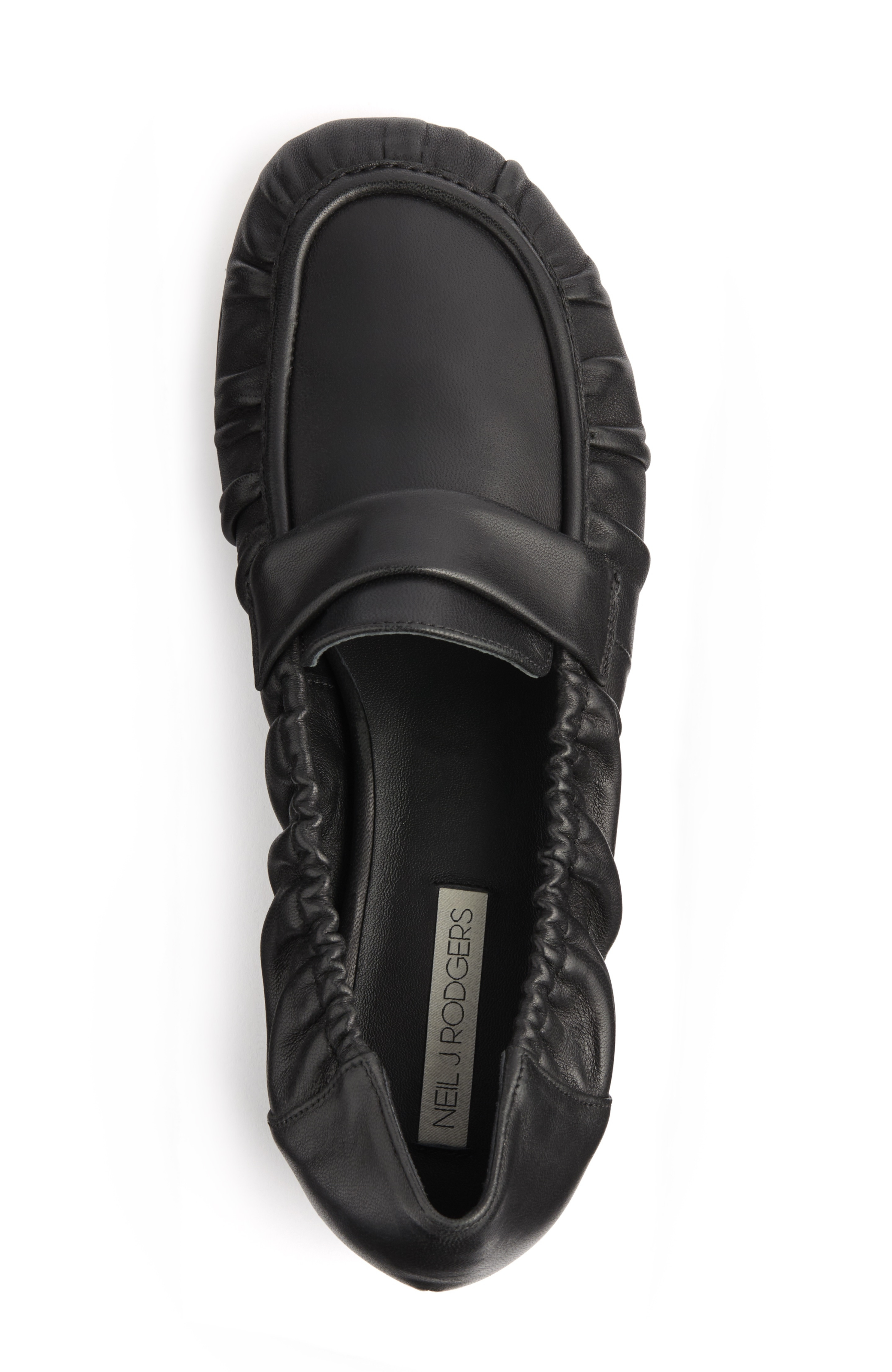 Neil J. Rodgers Ruche Soft Loafer, Alternate, color, Black