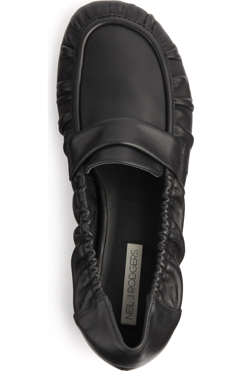 Neil J. Rodgers Ruche Soft Loafer, Alternate, color, Black