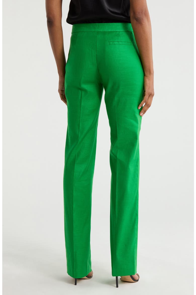 Calliope Linen Blend Pants, Alternate, color, GREEN