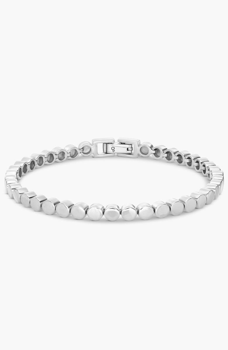 Oak & Luna Dot Bracelet, Main, color, Sterling Silver