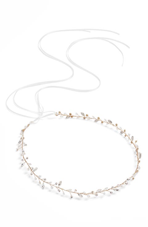 Lucina Crystal Halo & Sash