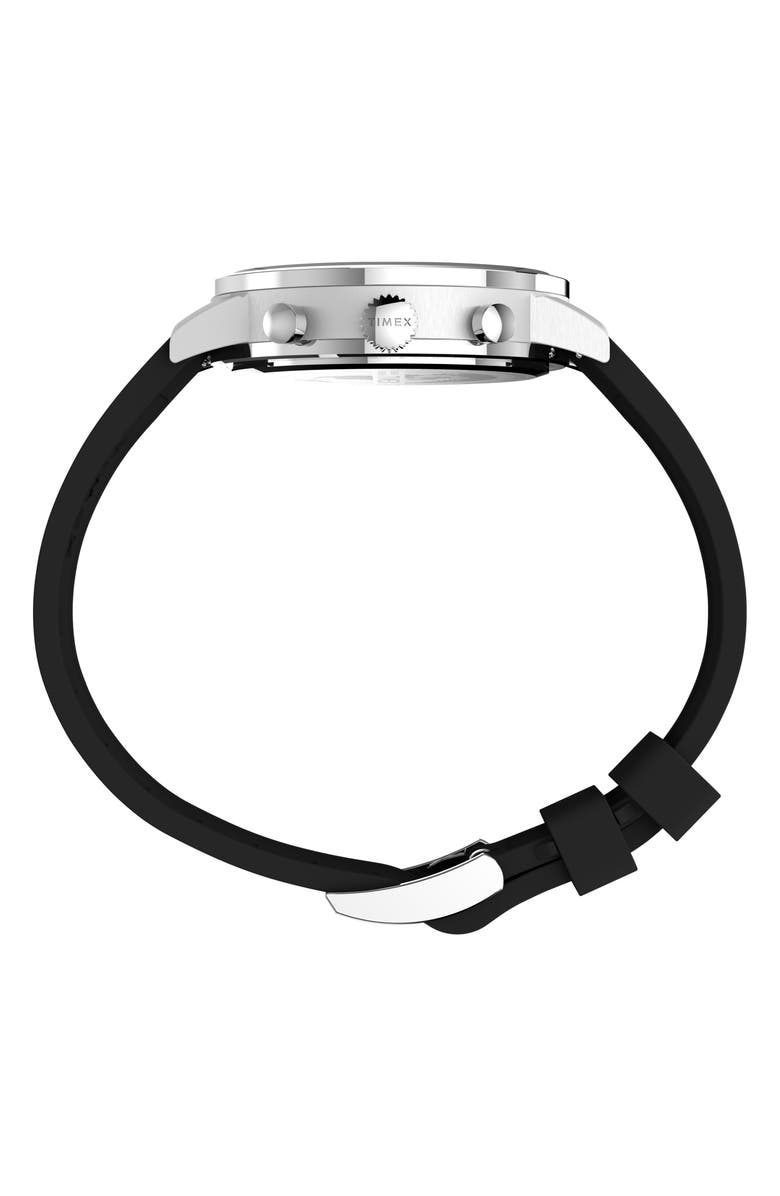 Timex<sup>®</sup> Midtown Chronograph Silicone Strap Watch, 40mm, Alternate, color, 