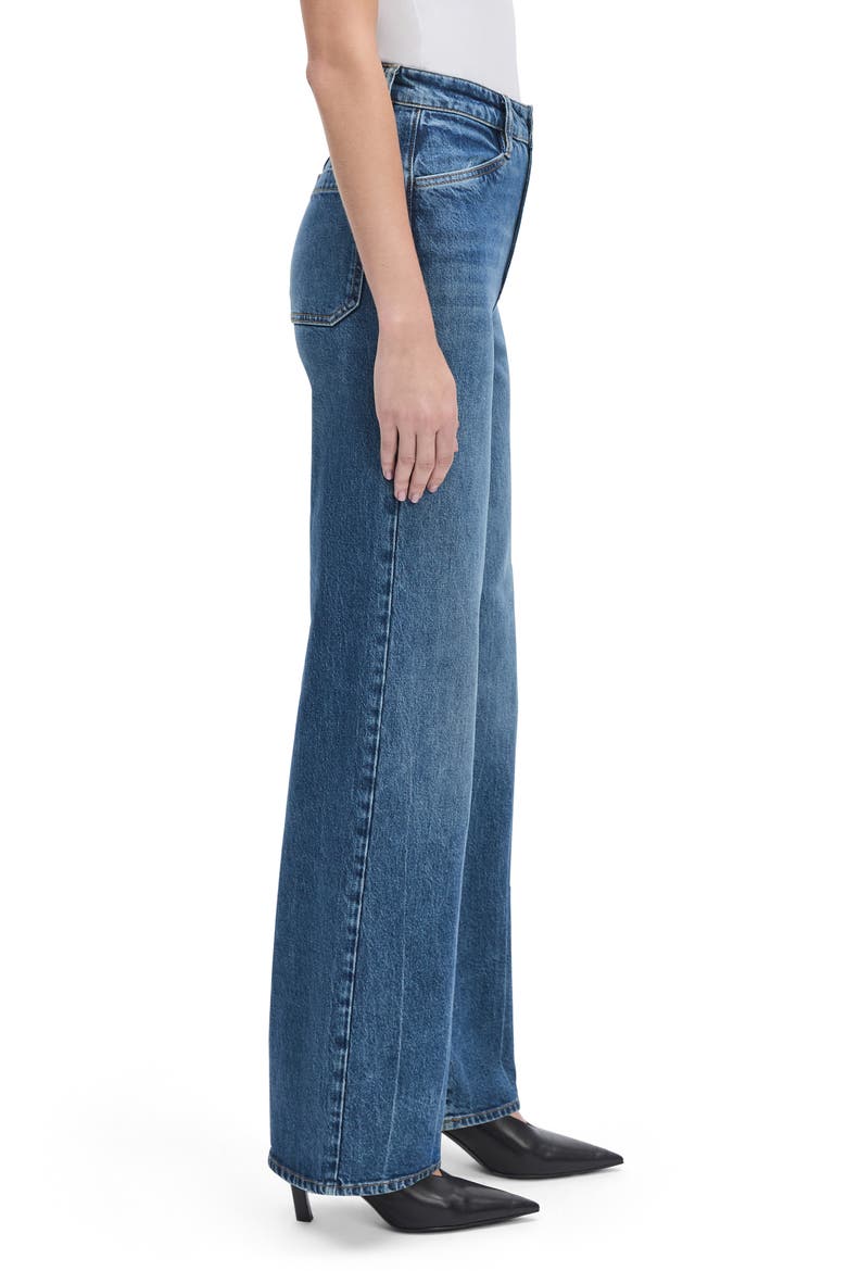 The Mischa Super High Waist Wide Leg Jeans, Alternate, color, CAMPBELL