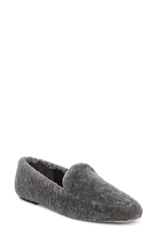 Favorite Daughter Yvonne Genuine Shearling Loafer in Rock at Nordstrom, Size 8