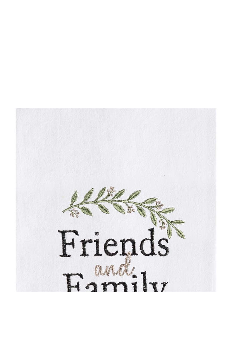 Friends & Family Gather Towel, Alternate, color, Green