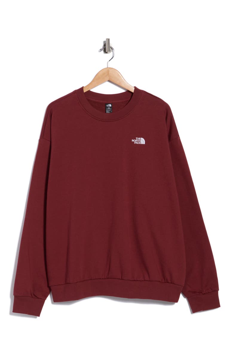 Evolution Simple Dome Oversize Sweatshirt, Main, color, SUMAC
