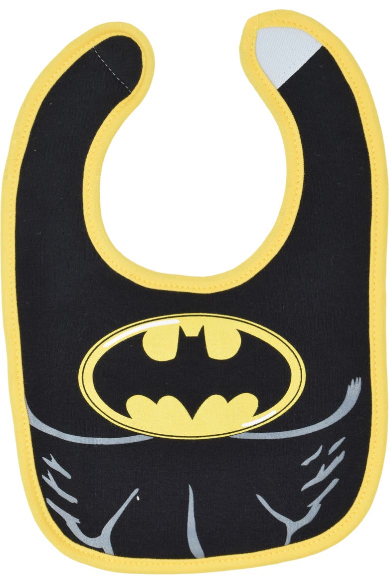 Justice League 6-Pack Absorbent Drool Bibs, Alternate, color, Justice League Multi