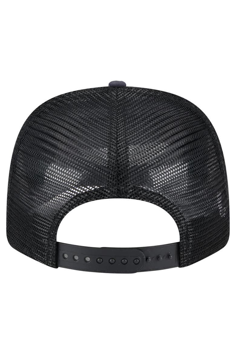 Men's New Era  Navy/Black New York Jets Adventure Drinks Pattern 9SEVENTY Stretch-Snap Hat, Alternate, color, Navy