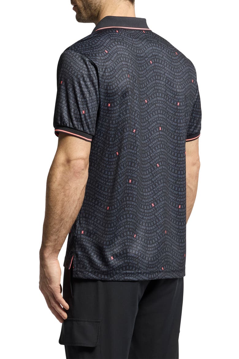 Winston Print Sport Polo, Alternate, color, BLACK