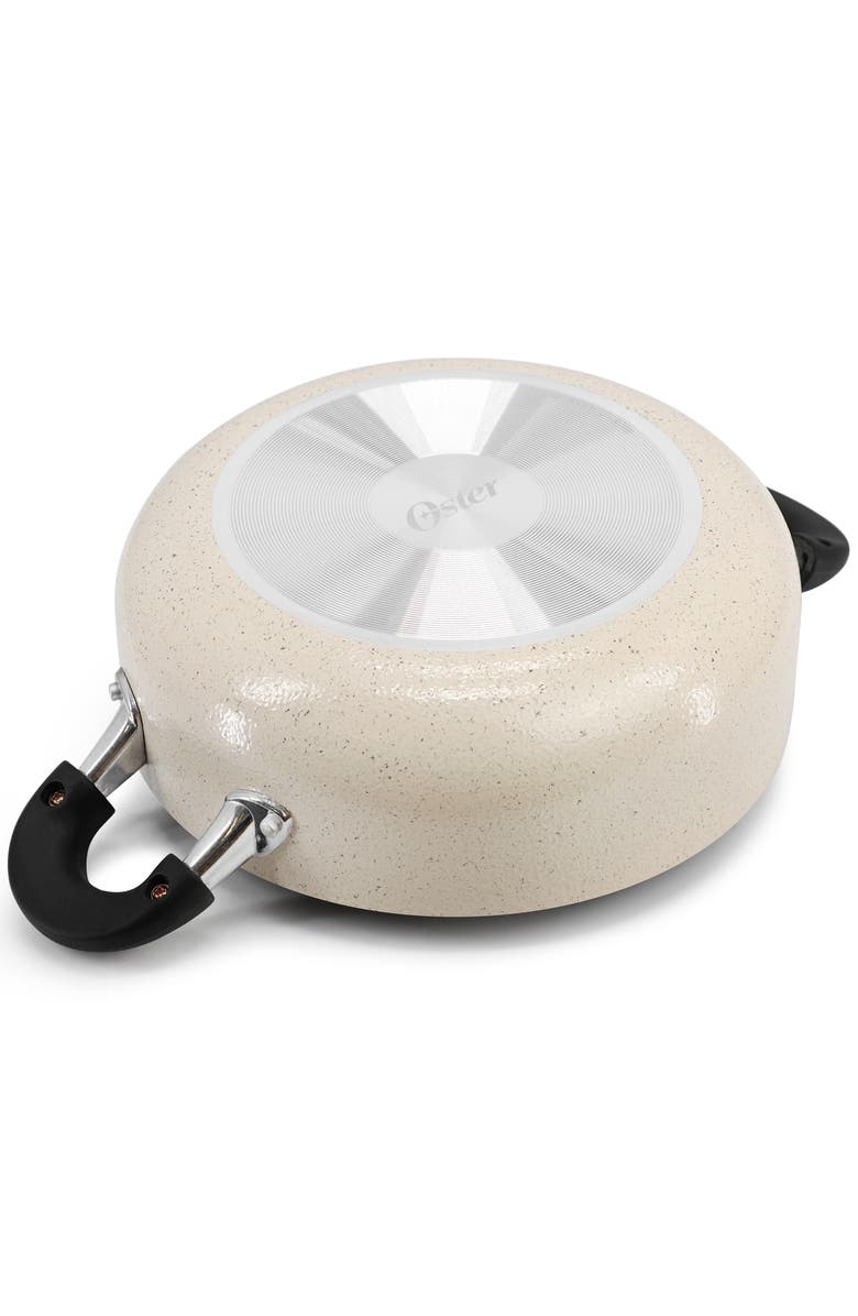 OSTER Clairborne 3.6 Quart Nonstick Aluminum Caldero with Lid, Alternate, color, Black