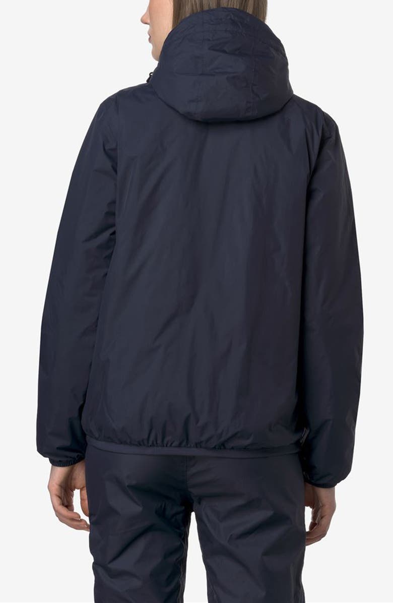 K-Way Le Vrai 4.0 Claude Warm Water Repellent Jacket, Alternate, color, Blue Deep Cobalt