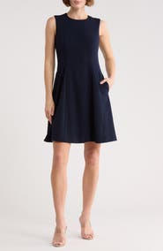 Eliza J Sleeveless Fit and Flare Dress