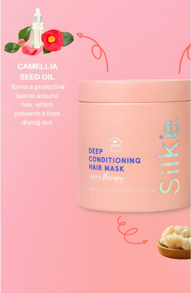 SLEEKE HAIR Silk'e Repair Therapy Deep Conditioning Mask, Alternate, color, Light Pink