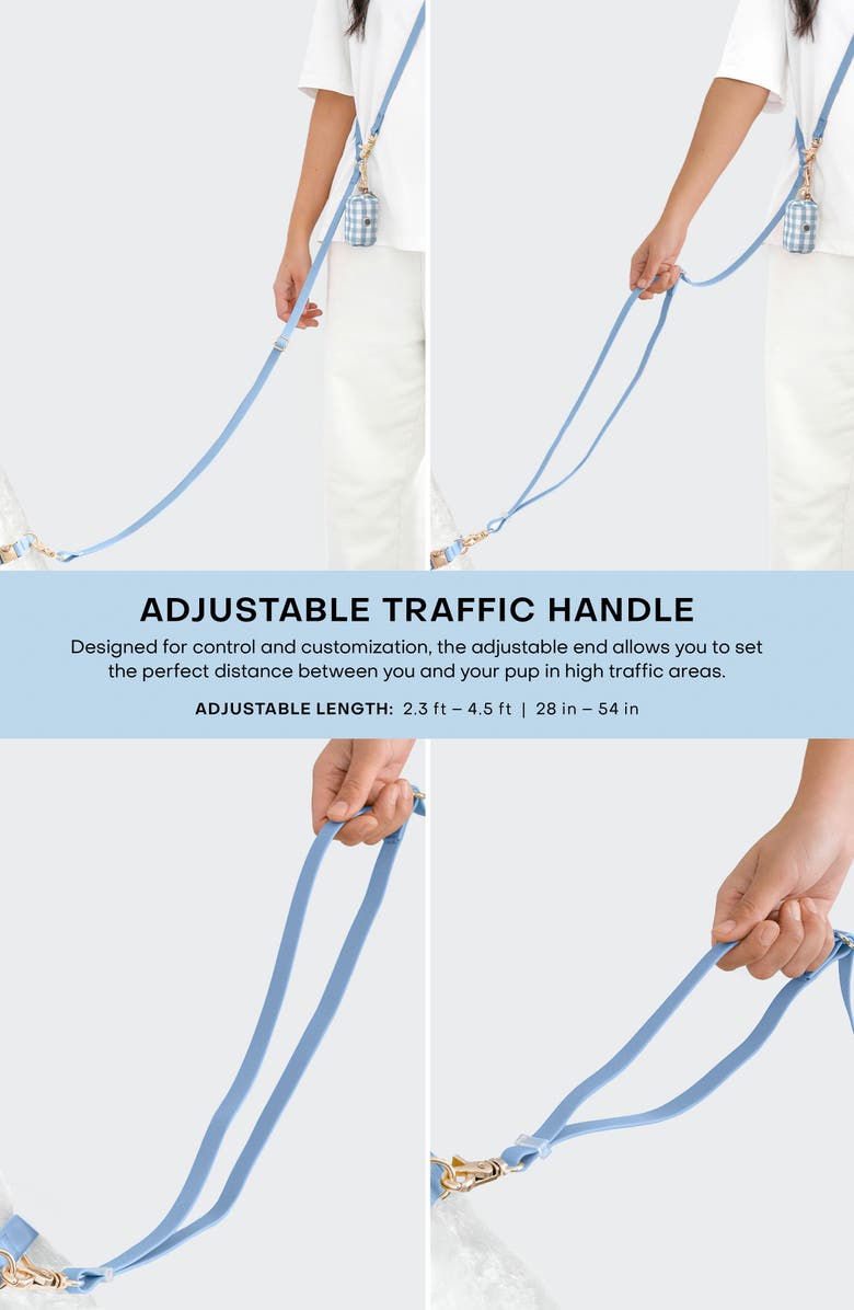 SUNNY TAILS 4-in-1 Convertible Hands Free Leash, Alternate, color, Ember Black