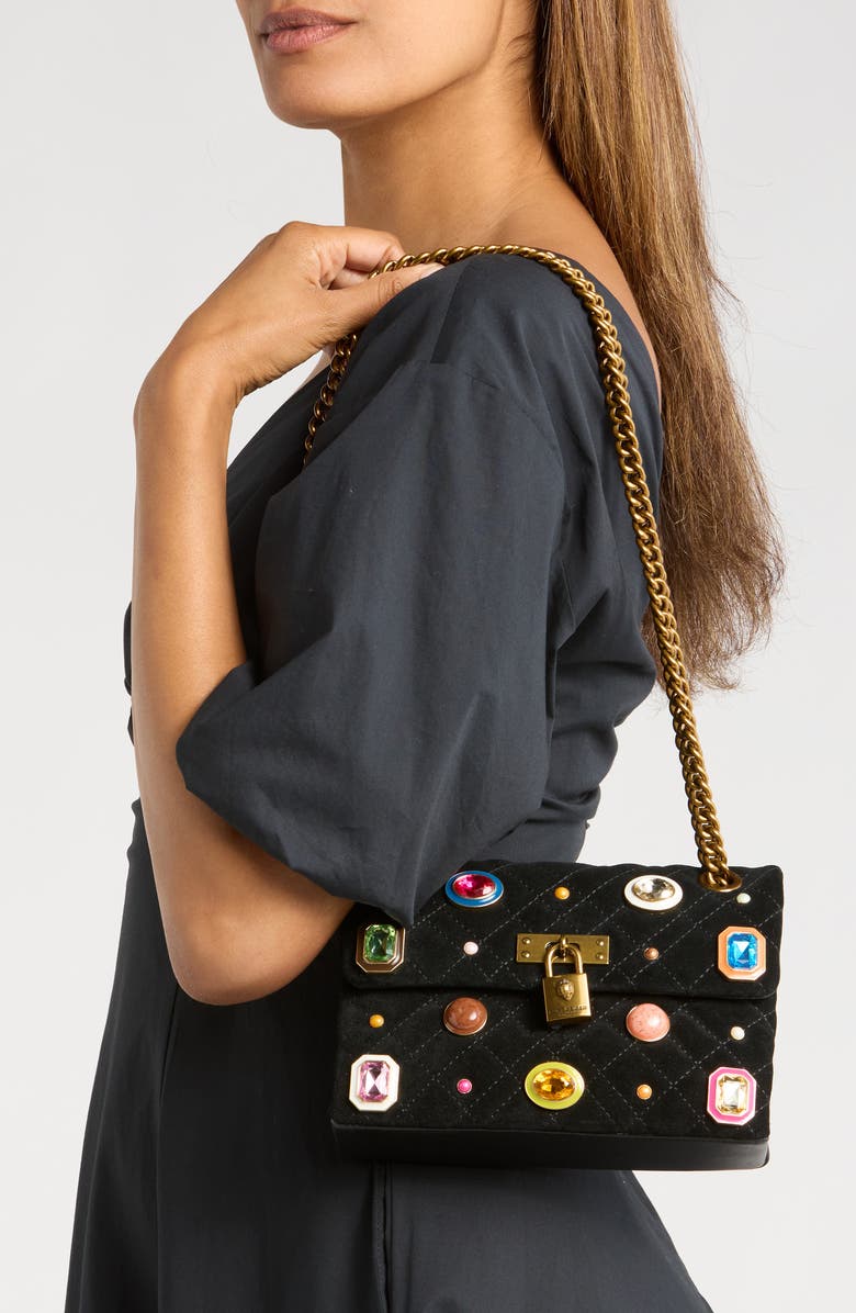 Kurt Geiger London Mini Brixton Gems Convertible Shoulder Bag, Alternate, color,