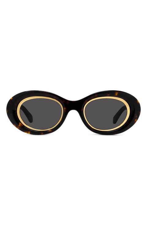 Anagram 54mm Oval Sunglasses