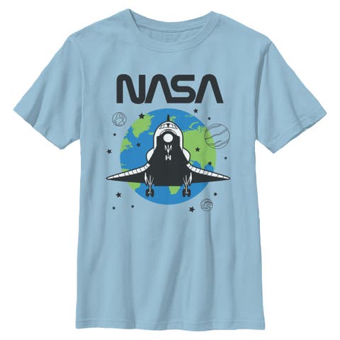 Boy's NASA Planet Earth Shuttle  Graphic T-Shirt