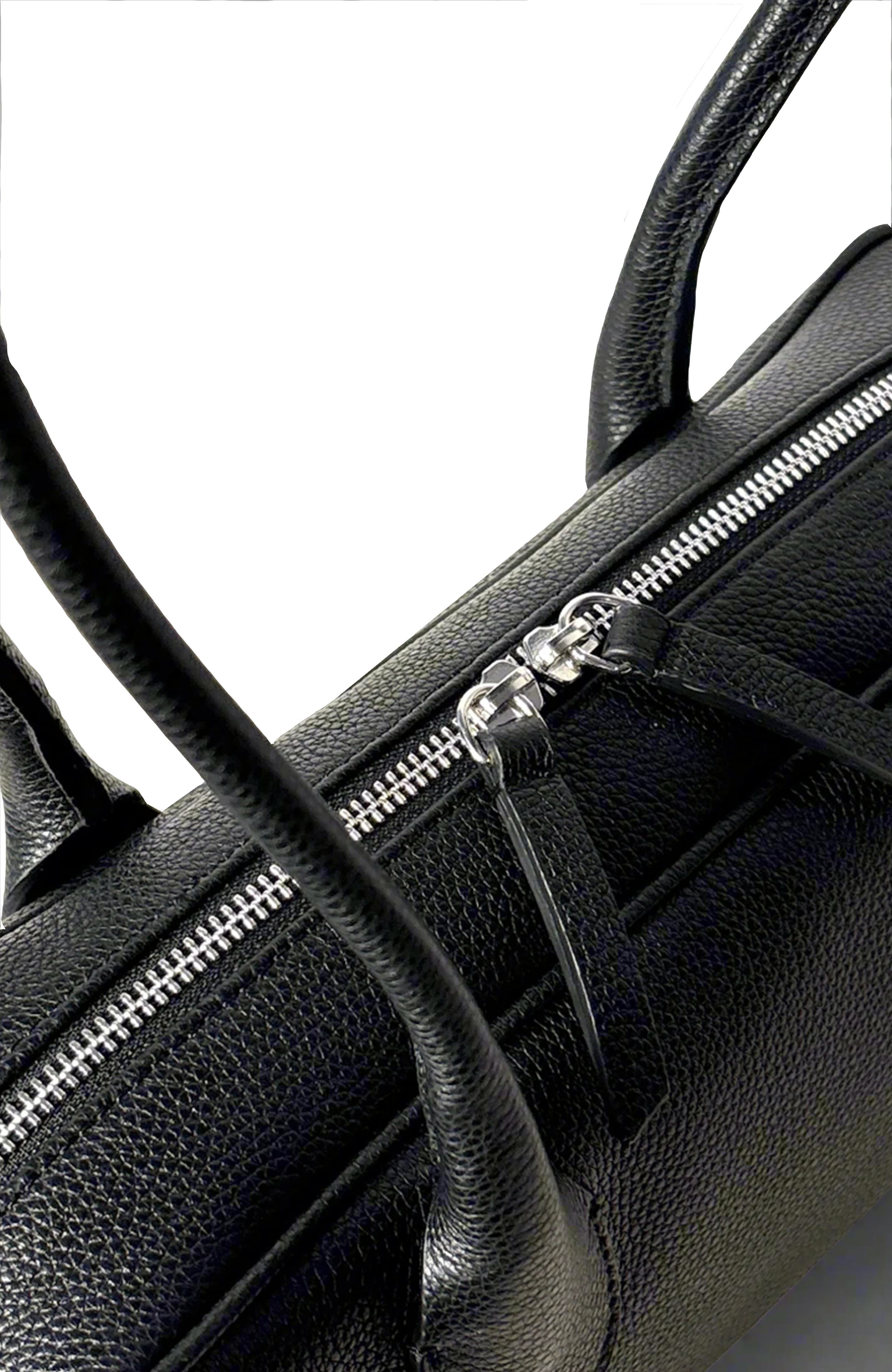 HYER GOODS La Strada Leather East West Bag, Alternate, color, 